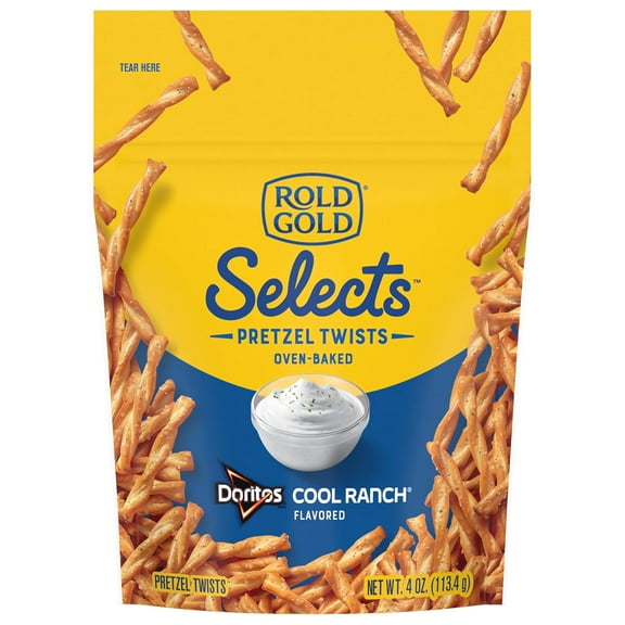 Rold Gold Selects Pretzel Twists Doritos Cool Ranch Flavored 4 Oz