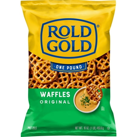 Rold Gold Pretzels, Original Waffle, 16 oz Bag