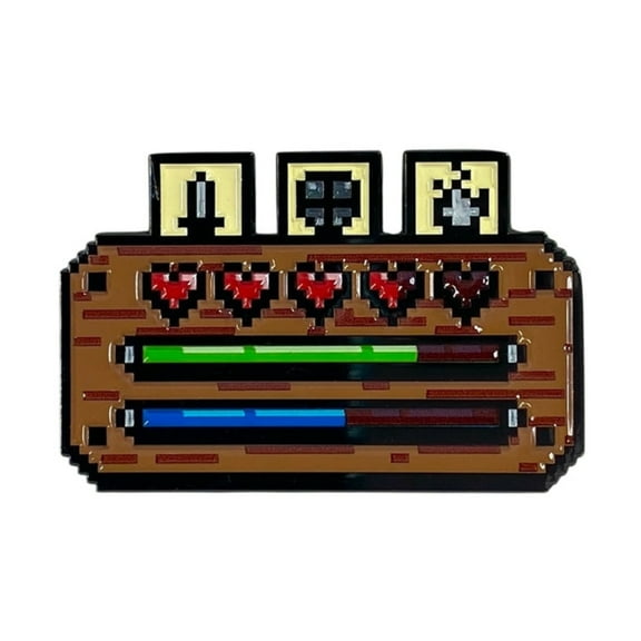 Role 4 Initiative 8-Bit Stat Bars Pin New