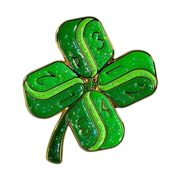 Role 4 Initiative Arch'd4 Leaf Clover Pin New