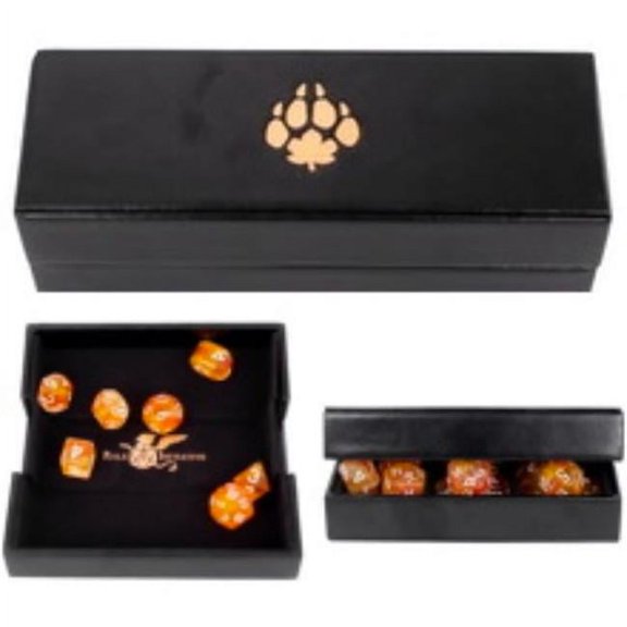 Role 4 Initiative Luxury Faux Leather Dice Box/Rolling Tray - Druid New