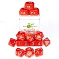 thumbnail image 1 of Role 4 Initiative R4I50001-FC Opaque Dice, Red & White - Set of 15, 1 of 1