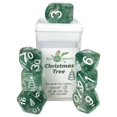 thumbnail image 1 of Role 4 Initiative Polyhedral Dice - Christmas Tree w/White (7) New, 1 of 2