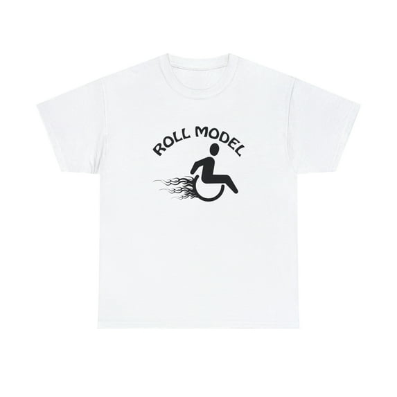 Role Model Wheelchair Shirt, Disability Awareness, Funny Gift - ID: 2121