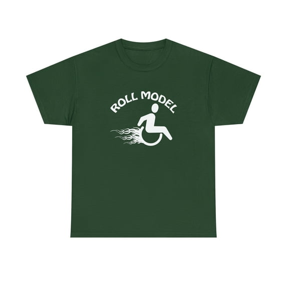 Role Model Wheelchair Shirt, Disability Awareness, Funny Gift - ID: 2121