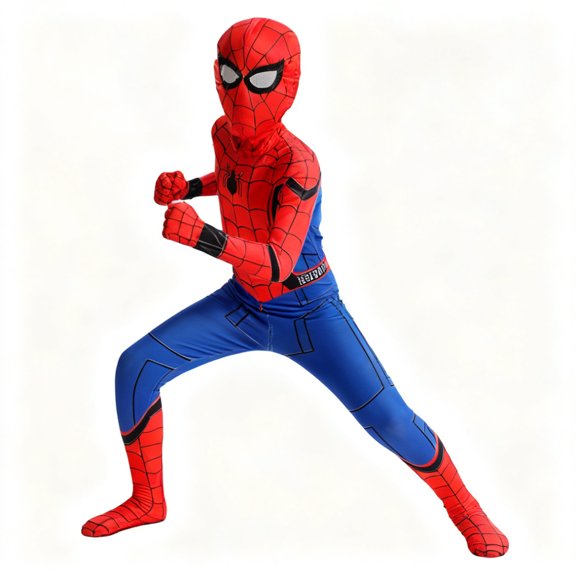 Role Play Masks Halloween Mask Cosplay Costumes Mask Adult Kids Spandex Fabric Material Zentai Jumpsuit for Party Dress Up, Ideal for Carnivals, Fall Festivals, Church Events C005 Size 180