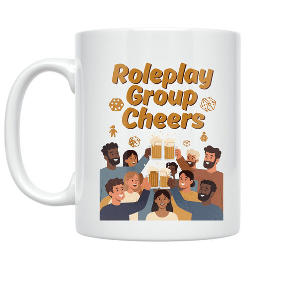 Roleplay Group Cheers - RPG Community - 11 oz Ceramic Coffee Mug