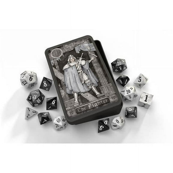 Roleplaying Class-Specific Dice - Fighter - Set of 15
