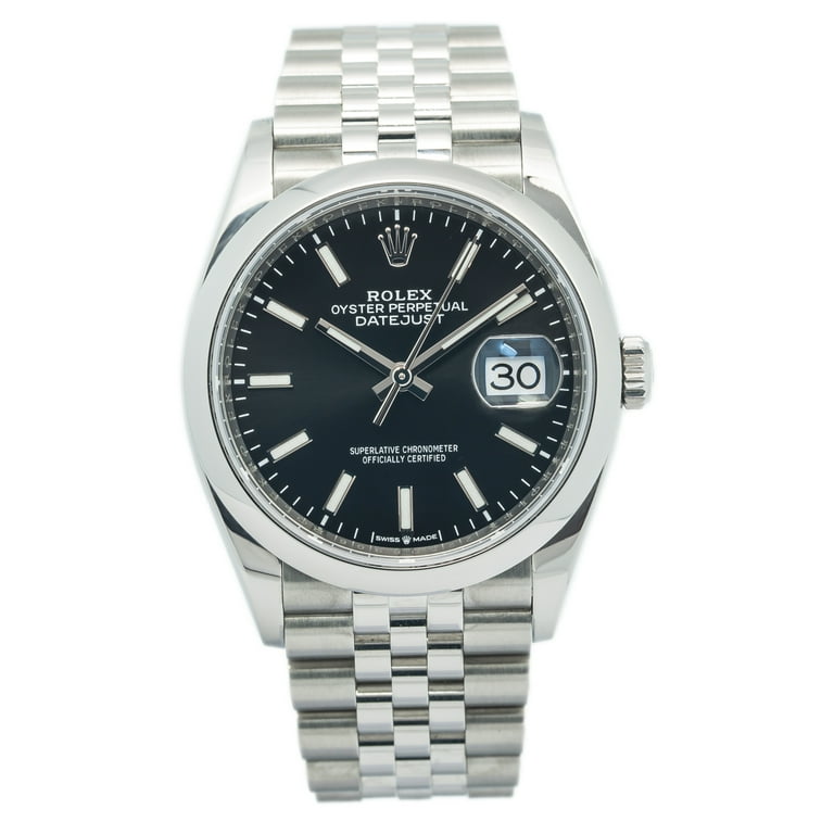Rolex datejust 36 2025 smooth bezel
