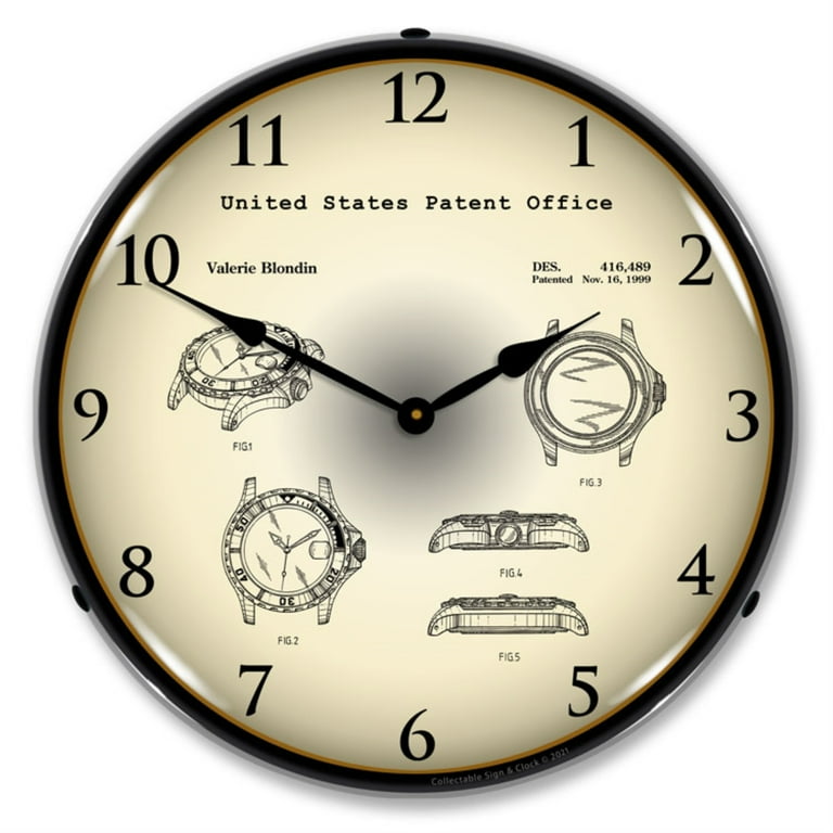 Wall clock rolex design top