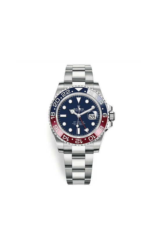 Pre-Owned Rolex GMT-Master II Pepsi 18k White Gold with Blue Dial Ref. 126719BLRO