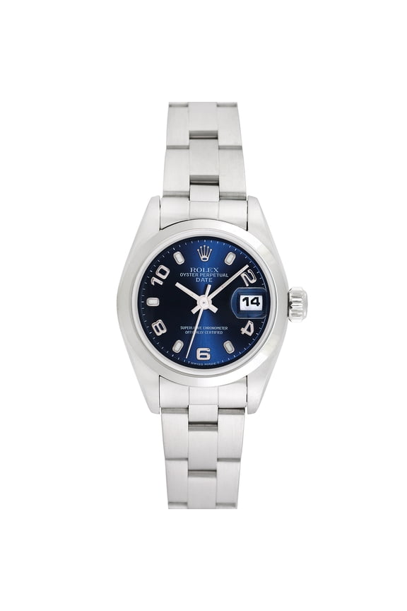 Pre-Owned Rolex Ladies Date 26mm Stainless Steel Oyster Wristwatch