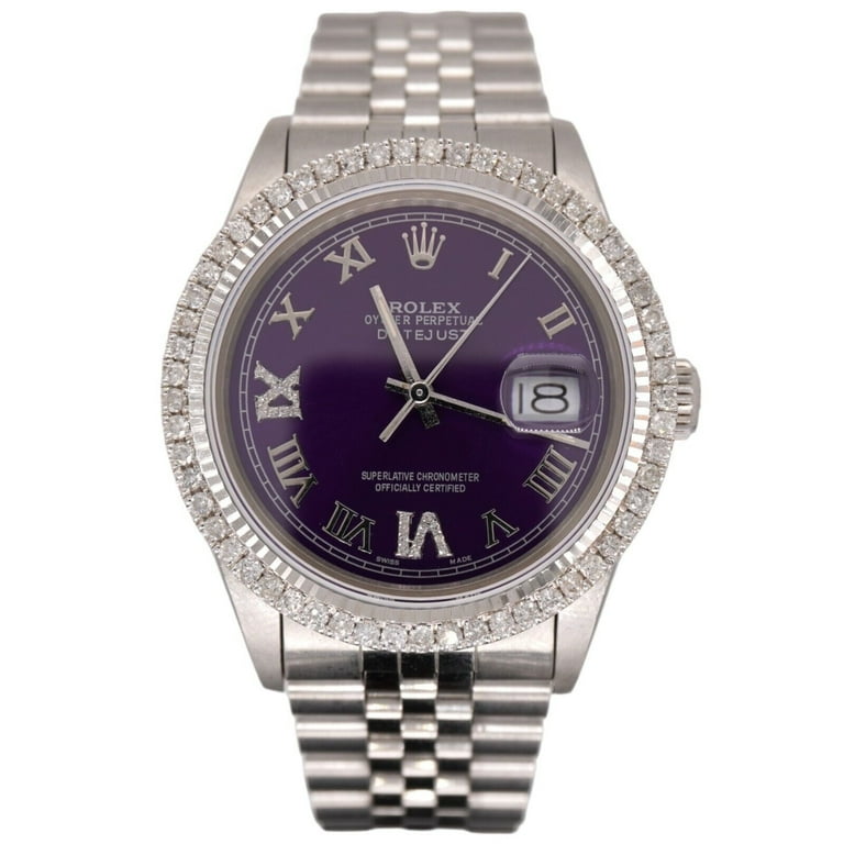 Purple rolex mens best sale
