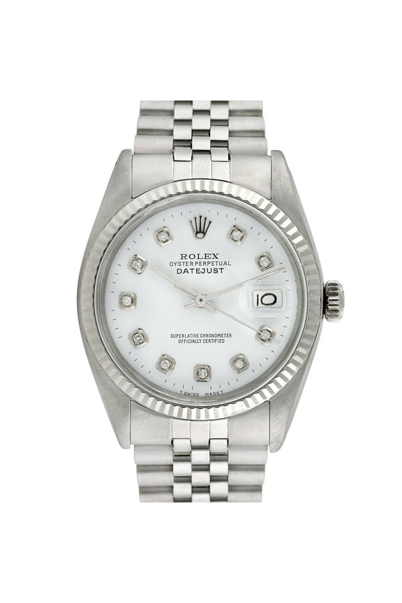 Pre-Owned Rolex Men's Datejust 36mm Stainless Steel Jubilee Wristwatch