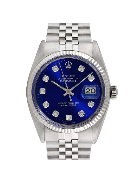 Pre-Owned Rolex Men's Datejust 36mm Stainless Steel Jubilee Wristwatch
