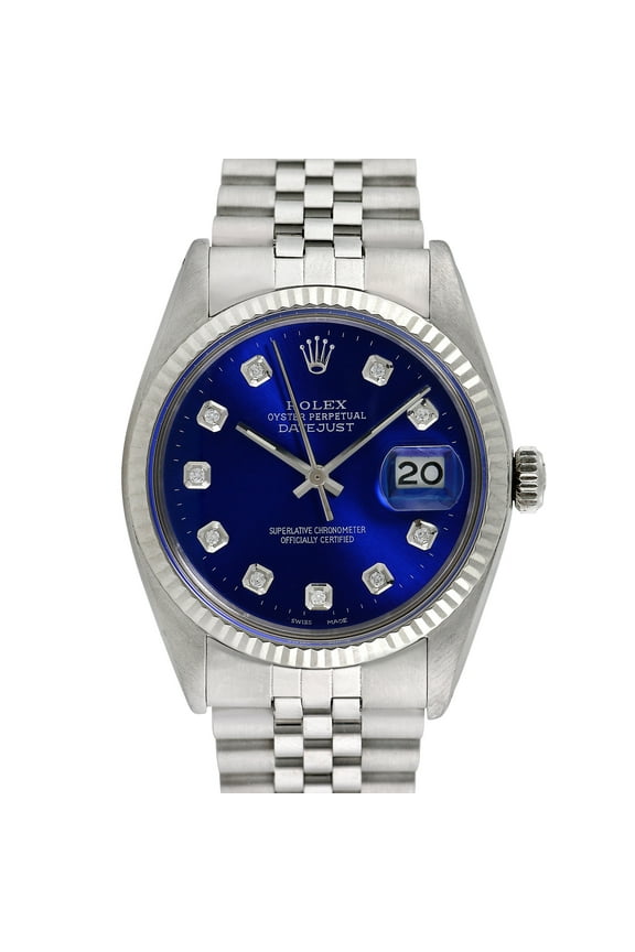 Pre-Owned Rolex Men's Datejust 36mm Stainless Steel Jubilee Wristwatch