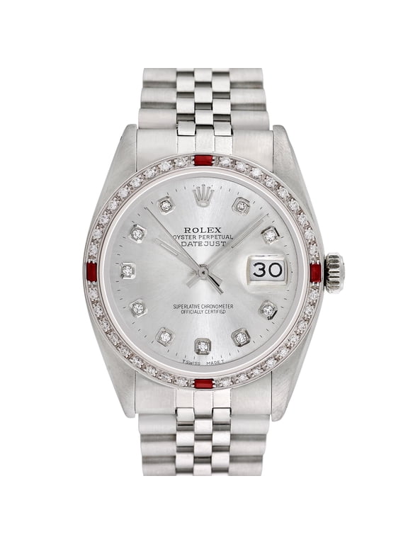 Pre-Owned Rolex Men's Datejust 36mm Stainless Steel Jubilee Wristwatch