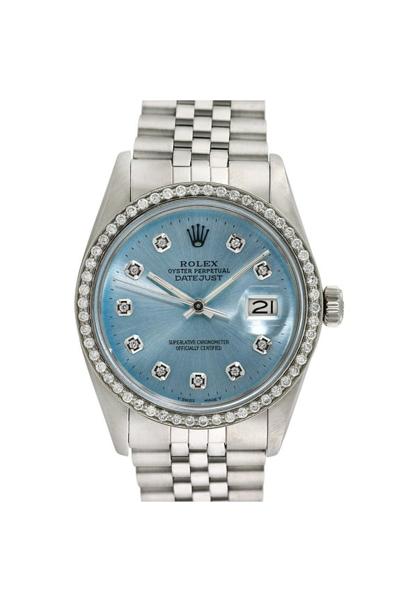 Pre-Owned Rolex Men's Datejust 36mm Stainless Steel Jubilee Wristwatch