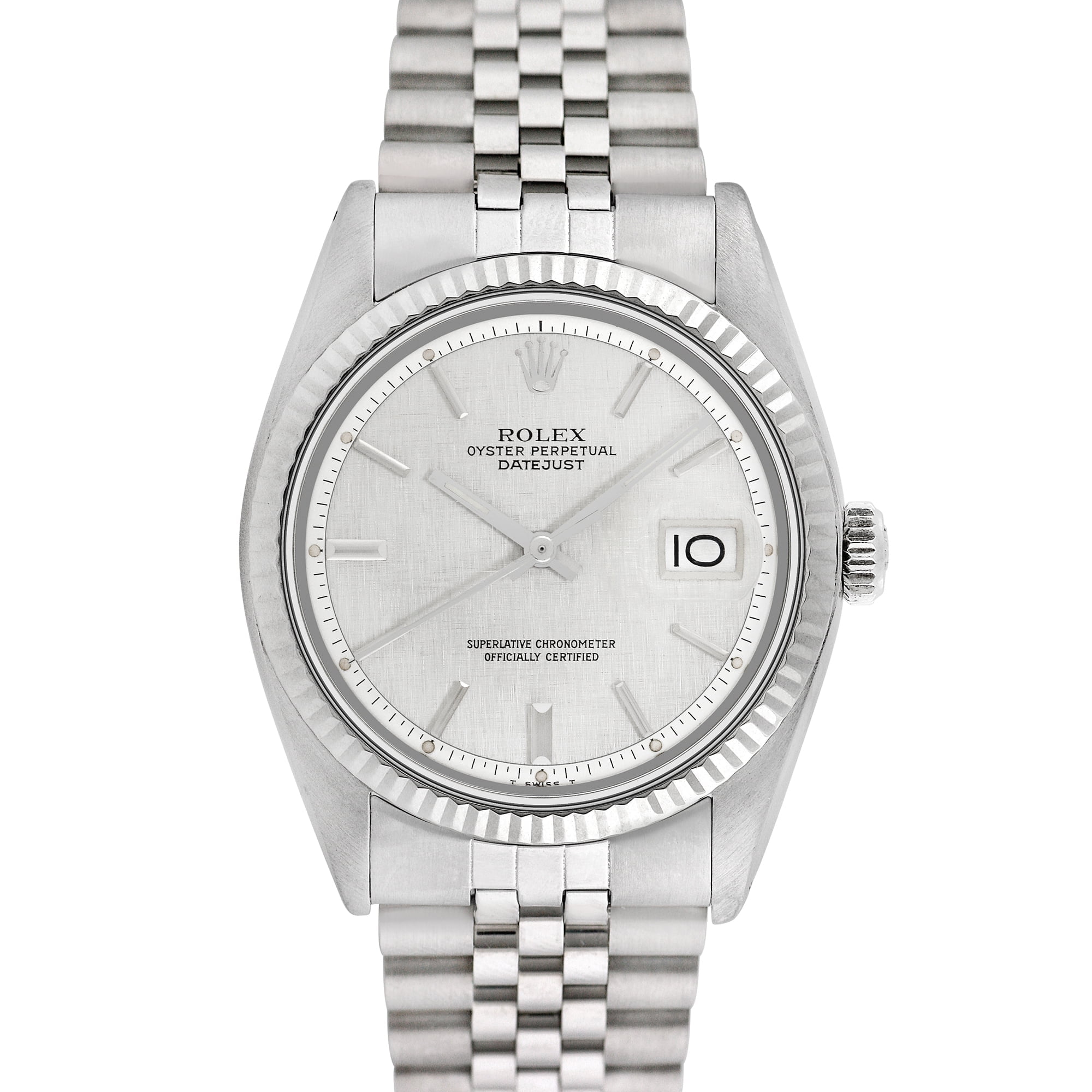 Pre-Owned Rolex Men's Datejust 36mm Stainless Steel Jubilee Wristwatch