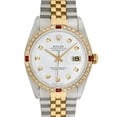 thumbnail image 1 of Pre-Owned Rolex Men's Datejust 36mm Stainless Steel and 18K Yellow Gold Jubilee Wristwatch, 1 of 6