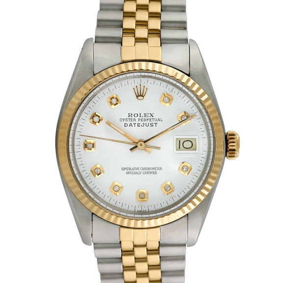 Pre-Owned Rolex Men's Datejust 36mm Stainless Steel and 18K Yellow Gold Jubilee Wristwatch