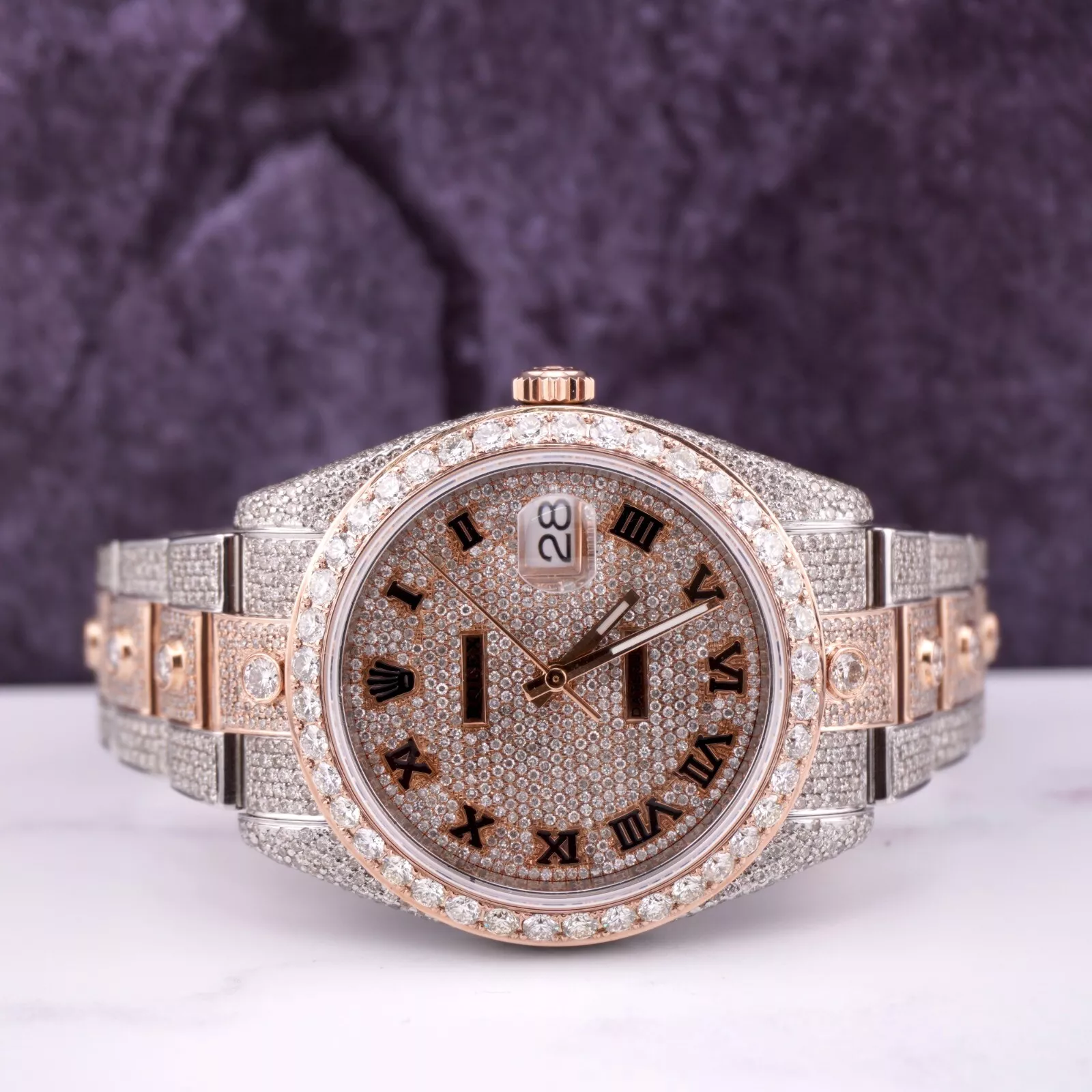 rolex datejust 41 rose gold
