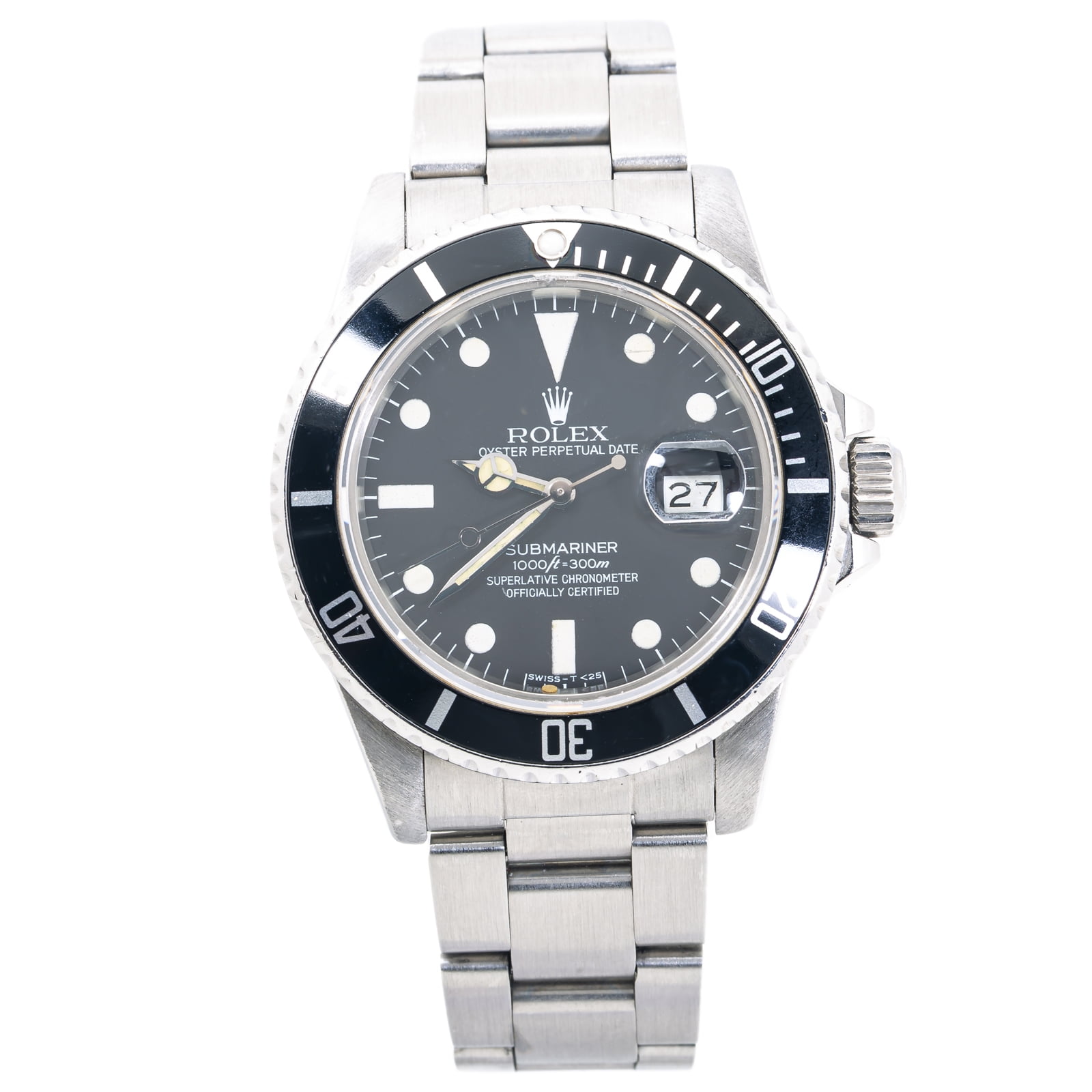 Rolex Submariner 16800 Stainless Steel Automatic Men s 40mm