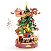 Rolife 3D Puzzles Christmas Melody Tree Music Box Dreamer Wooden DIY Kits Creative Xmas Gift for Kids Adults
