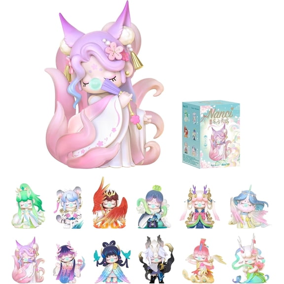 Rolife Blind Box Set 12PC Surprise Action Figure Collectible Random Art Toys Hot Cute Figure Dolls Creative Gifts (Whole Set)