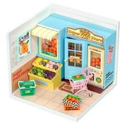 Rolife Building Model Kit Super Creator Super Fruit Store Plastic DIY Miniature House Kit DW003