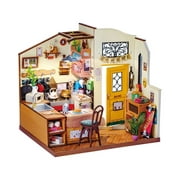 Rolife Cozy Kitchen DIY Miniature House Kit Birthday Gifts for Adult Boys & Girls