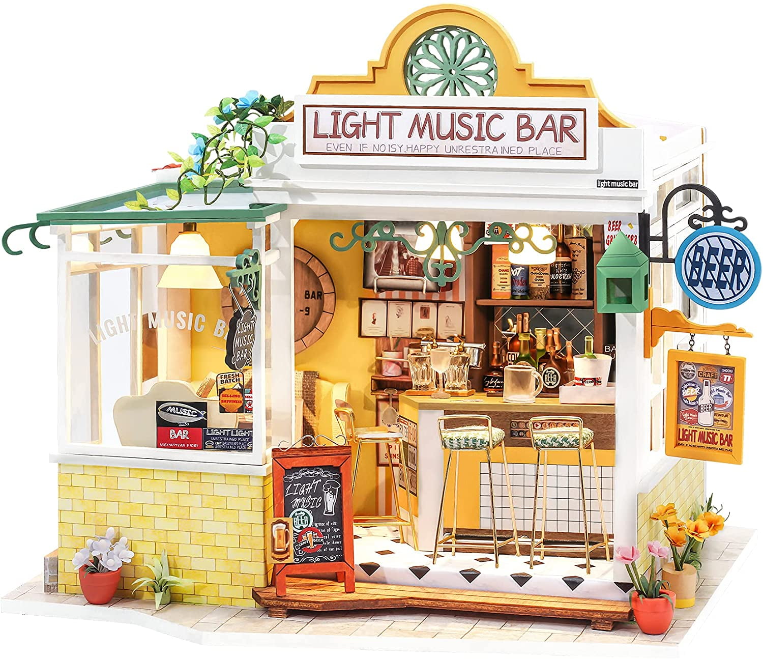 Dolls House Mandolin Miniature Music Room Bar School Instrument