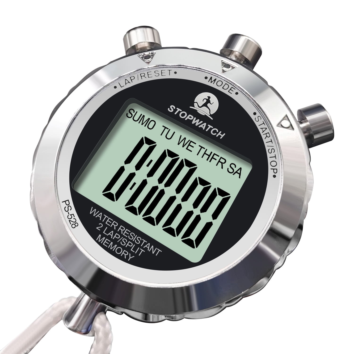 Rolilink Digital Handheld Athletic Stopwatch Waterproof Metal Sports Timer for Competitions Walmart