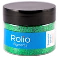 thumbnail image 1 of Rolio Holographic Glitter - Craft Glitter for Resin, Makeup, Nail Art, Face & Body Art, DIY Crafts - 28g Jar, 1/128 to 1/64 Size, Emerald Green, 1 of 6