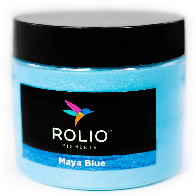 Rolio - Mica Powder - 1 Jar of Pigment for Paint, Dye, Soap Making, Nail Polish, Epoxy Resin, Candle Making, Bath Bombs, Slime - 50g / 1.76oz - Deep