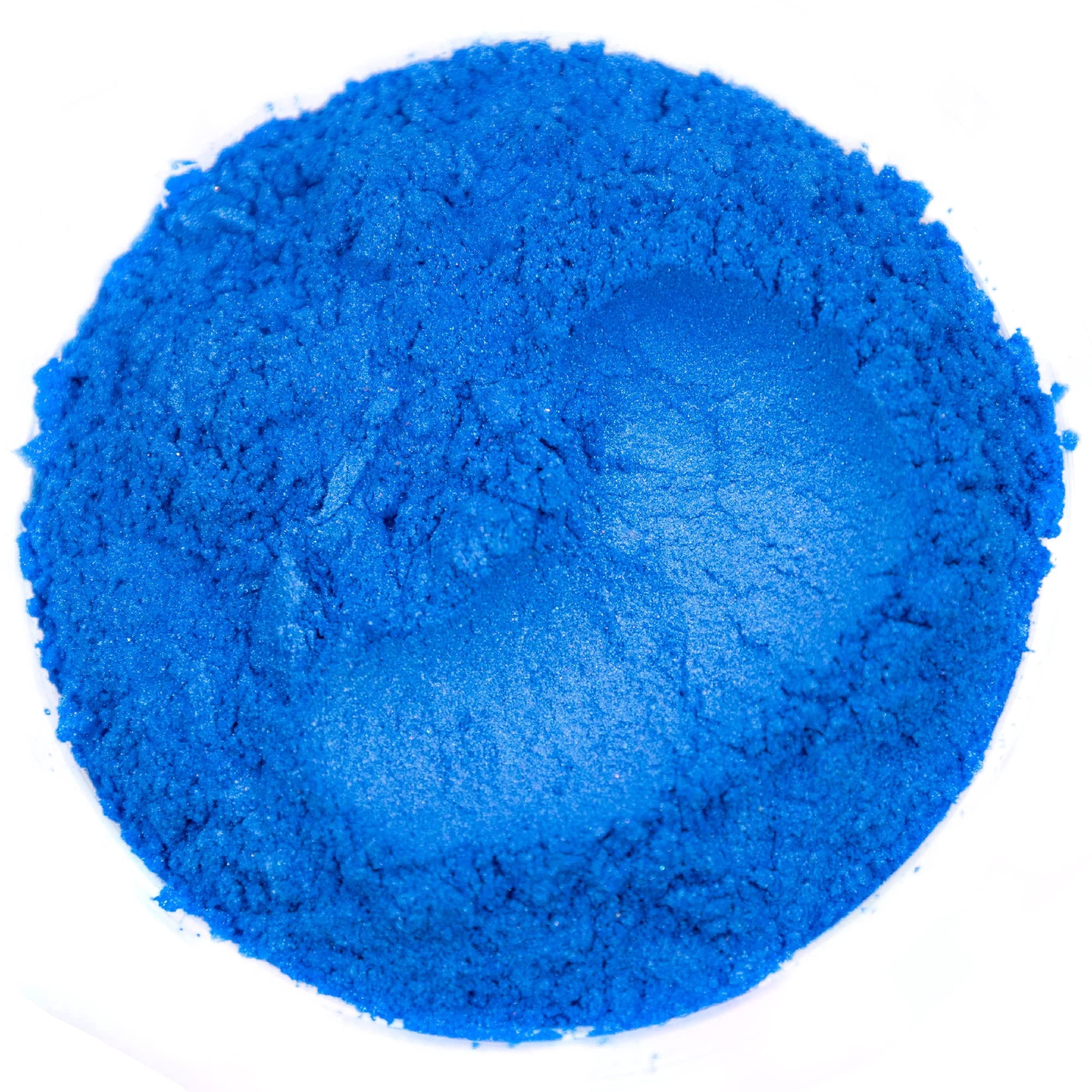 Rolio Mica Powder - Pigment for Paint Mixing & Blending for Epoxy Resin, Soap, Nails, Slime & Bath Bombs - 1 lb Resealable Bag,Azure