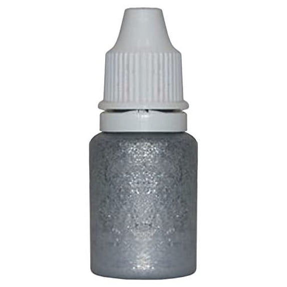 Rolkem Glitter Gel 15 Milliliters, Silver