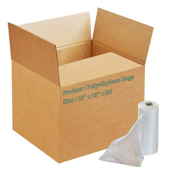 Roll of 250 General Equipment Covers 16 x 14 x 54 Clear Plastic Bags 16x14x54. Ultra Thin Design 1 mil Great for Home Equipment. Ideal for Industrial and Health Needs