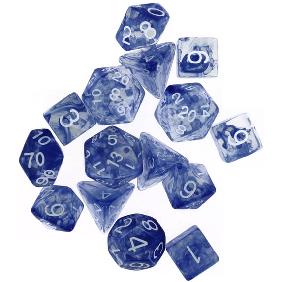 Diffusion Dice - Set of 15 - Sapphire (DISCONTINUED)
