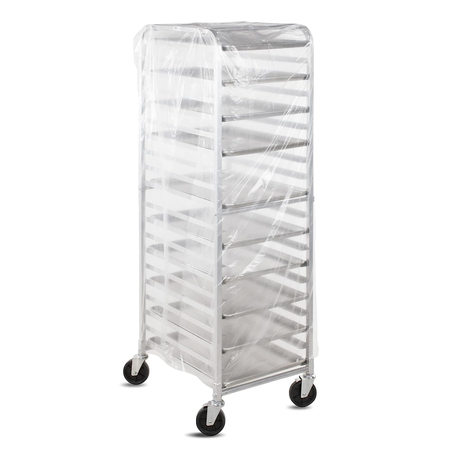 Roll of 50 Disposable Bun Rack Covers 52 x 80. Bread Rack Covers 52x80