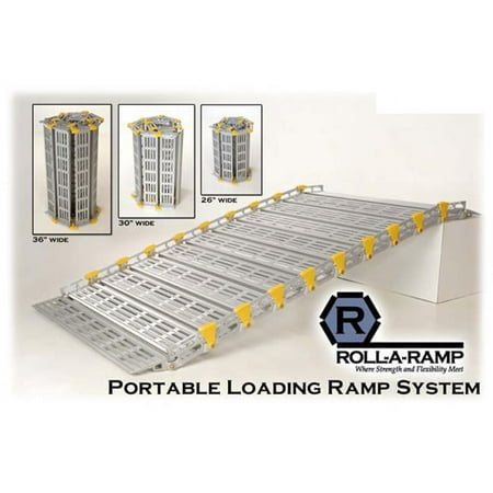 Roll-A-Ramp A12612A19 26 in. x 144 in. Portable Loading Ramp