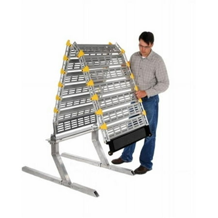 Roll-A-Ramp MF-26 26 in. Manual Bi-Fold Ramp