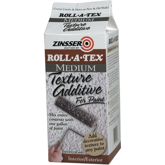 Zinsser Roll-A-Tex Paint Additive - Texture Additive - Multicolor