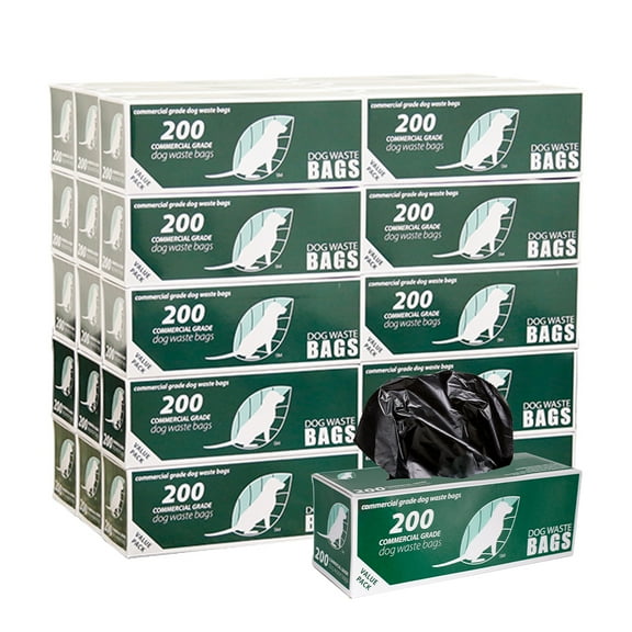 Roll Bags - Universal Pet Waste Bags 30 roll Case (Total 6,000 bags)
