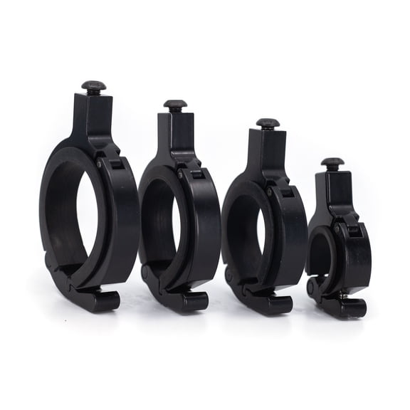Roll Bar Fastener - 2 1/4 to 2 1/2 inch diameter - Black.  TKO Clamping Systems