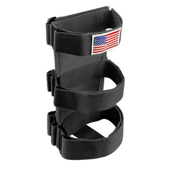 Roll Bar Holder Adjustable Extinguisher Strap for 1965-2021 TJ CJ YJ JK JL JT, Black
