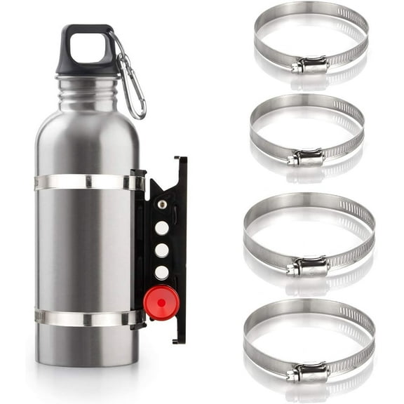 Roll Bar Fire Extinguisher Mount Holder Adjustable Quick Release Bracket Compatible For Atv / Utv / Jk / Jl Vehicle