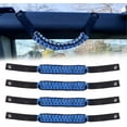thumbnail image 1 of Roll Bar Grab Handles Paracord Grip Handle for Ford Bronco Accessories 2021 2022 2023 2024 2025 2 Door 4 Door, 4 Pack (Blue), 1 of 17