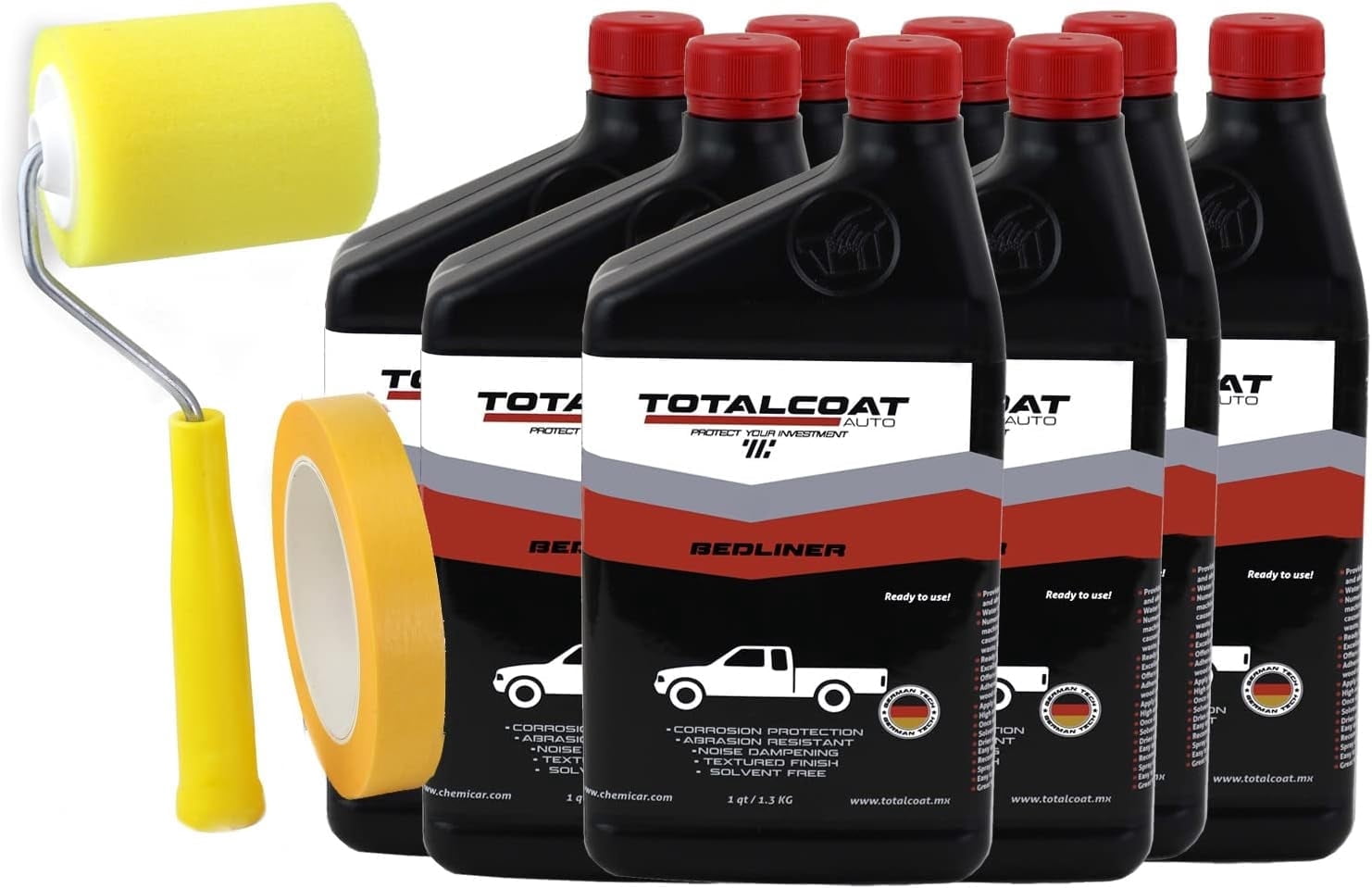 Roll On Bedliner Tan, Durable Truck Bed Coating Protects from Rust ...