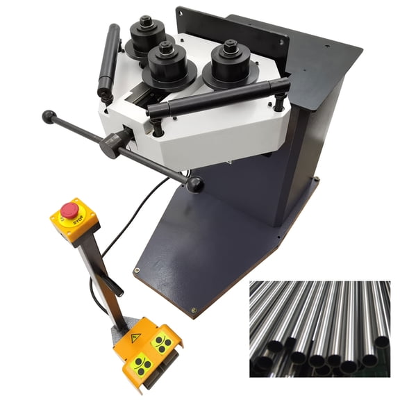 Roll Bender Round Bending Machine Electric Hydraulic Pressure 3PH 220V